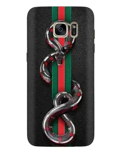 Чохол для Samsung Galaxy S7 Edge (G935) з картинкою «Gucci — змія на смузі»
