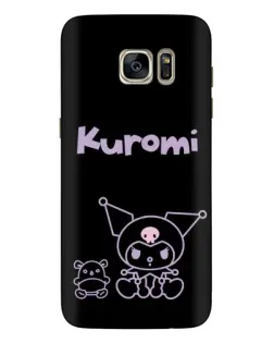 Чехол для Samsung Galaxy S7 Edge (G935) с картинкой «Kuromi — черный минимализм»