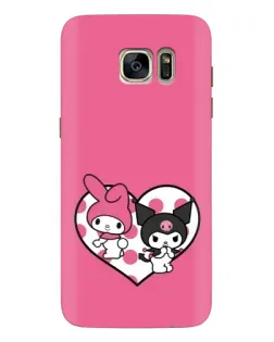 Чехол для Samsung Galaxy S7 Edge (G935) с картинкой «Kuromi и My Melody»