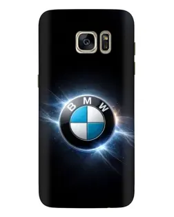 Чехол для Samsung Galaxy S7 Edge (G935) с картинкой «BMW — неоновое сияние»