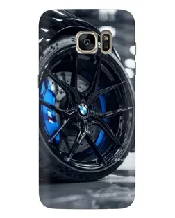 Чехол для Samsung Galaxy S7 Edge (G935) с картинкой «Колесо BMW вблизи»