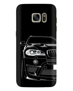 Чехол для Samsung Galaxy S7 Edge (G935) с картинкой «Темный силуэт BMW»