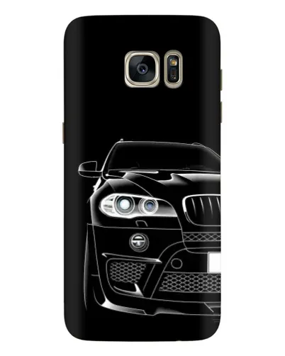Чехол для Samsung Galaxy S7 Edge (G935) с картинкой «Темный силуэт BMW» Чехол для Samsung Galaxy S7 Edge (G935) с картинкой «Темный силуэт BMW»