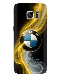 Чехол для Samsung Galaxy S7 Edge (G935) с картинкой «Золотистый дым BMW»