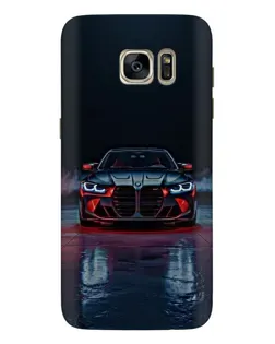 Чехол для Samsung Galaxy S7 Edge (G935) с картинкой «BMW на мокрой дороге»