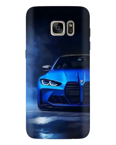 Чехол для Samsung Galaxy S7 Edge (G935) с картинкой «Голубая BMW M4» Чехол для Samsung Galaxy S7 Edge (G935) с картинкой «Голубая BMW M4»