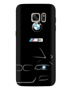 Чехол для Samsung Galaxy S7 Edge (G935) с картинкой «Минималистичный принт BMW M3»