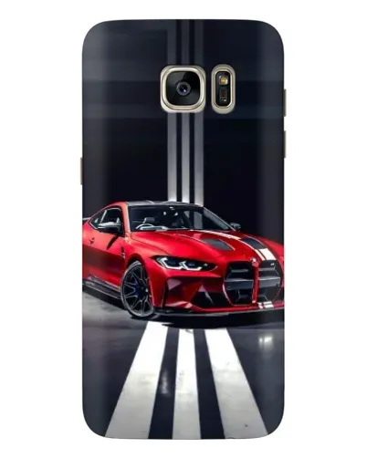 Чехол для Samsung Galaxy S7 Edge (G935) с картинкой «Красная BMW на дороге» Чехол для Samsung Galaxy S7 Edge (G935) с картинкой «Красная BMW на дороге»