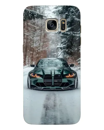 Чехол для Samsung Galaxy S7 Edge (G935) с картинкой «BMW в зимнем лесу» Чехол для Samsung Galaxy S7 Edge (G935) с картинкой «BMW в зимнем лесу»
