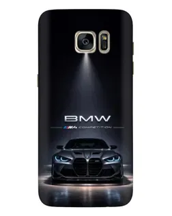 Чехол для Samsung Galaxy S7 Edge (G935) с картинкой «BMW сквозь ночной город»