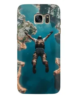 Чехол для Samsung Galaxy S7 Edge (G935) с картинкой «PUBG — свободное падение»