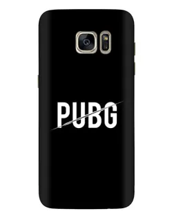 Чехол для Samsung Galaxy S7 Edge (G935) с картинкой «PUBG — белый логотип»