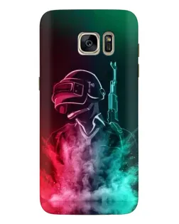 Чехол для Samsung Galaxy S7 Edge (G935) с картинкой «PUBG — огненный воин»
