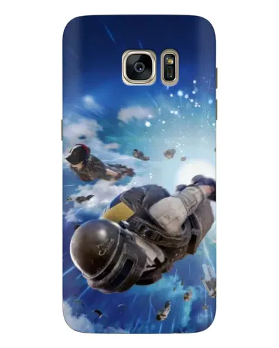 Чехол для Samsung Galaxy S7 Edge (G935) с картинкой «Десант PUBG — прыжок» Чехол для Samsung Galaxy S7 Edge (G935) с картинкой «Десант PUBG — прыжок»