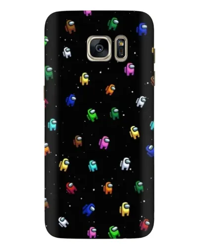 Чехол для Samsung Galaxy S7 Edge (G935) с картинкой «Экипаж Among Us»