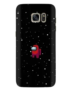 Чехол для Samsung Galaxy S7 Edge (G935) с картинкой «Красный Among Us»