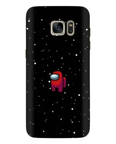 Чехол для Samsung Galaxy S7 Edge (G935) с картинкой «Красный Among Us»