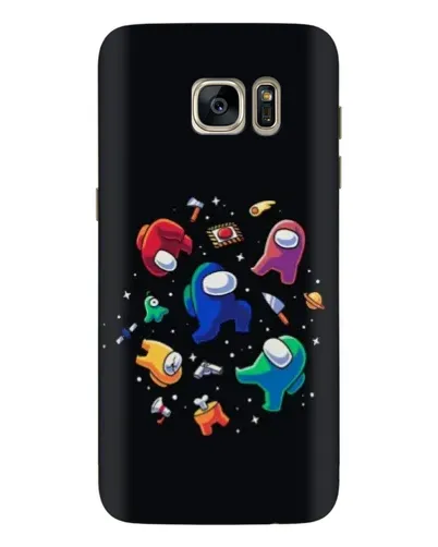 Чехол для Samsung Galaxy S7 Edge (G935) с картинкой «Among Us космос»