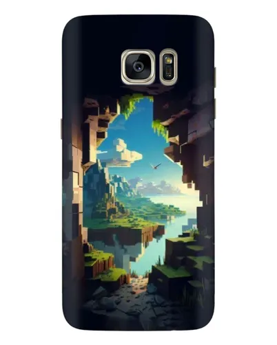Чехол для Samsung Galaxy S7 Edge (G935) с картинкой «Вид из пещеры»