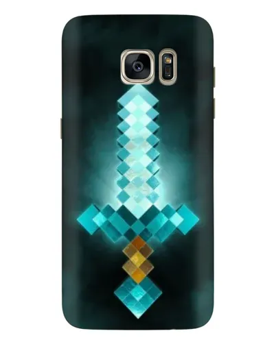Чехол для Samsung Galaxy S7 Edge (G935) с картинкой «Алмазный меч неон»