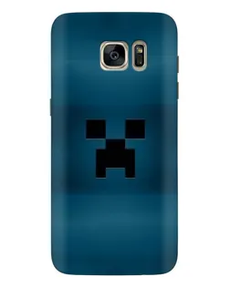 Чехол для Samsung Galaxy S7 Edge (G935) с картинкой «Крипер текстура»
