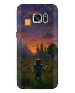 Чехол для Samsung Galaxy S7 Edge (G935) с картинкой «Стив у башни»