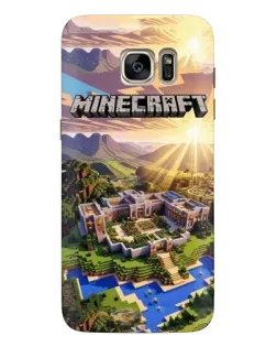 Чехол для Samsung Galaxy S7 Edge (G935) с картинкой «Minecraft панорама»