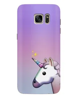 Чехол для Samsung Galaxy S7 Edge (G935) с картинкой «Единорог градиент»