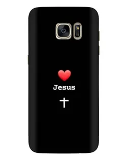 Чехол для Samsung Galaxy S7 Edge (G935) с картинкой «Сердце - Jesus»