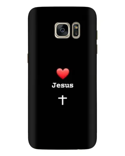 Чехол для Samsung Galaxy S7 Edge (G935) с картинкой «Сердце - Jesus»
