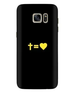 Чехол для Samsung Galaxy S7 Edge (G935) с картинкой «Сердце и Крест»