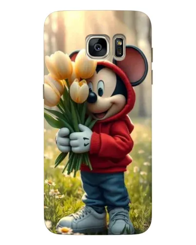 Чохол для Samsung Galaxy S7 Edge (G935) з картинкою «Міккі з тюльпанами» Чохол для Samsung Galaxy S7 Edge (G935) з картинкою «Міккі з тюльпанами»
