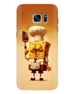 Чехол для Samsung Galaxy S7 Edge (G935) с картинкой «Губка Боб повар»