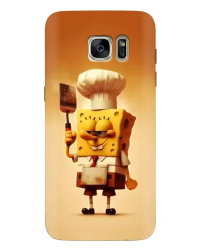 Чехол для Samsung Galaxy S7 Edge (G935) с картинкой «Губка Боб повар»