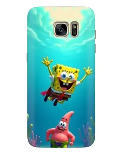 Чохол для Samsung Galaxy S7 Edge (G935) з картинкою «Спанч Боб під водою»
