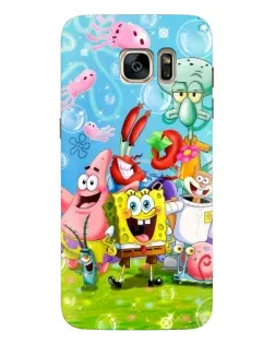 Чохол для Samsung Galaxy S7 Edge (G935) з картинкою «Губка Боб та друзі»