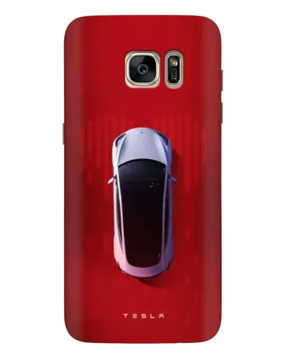 Чехол для Samsung Galaxy S7 Edge (G935) с картинкой «Tesla Top View»