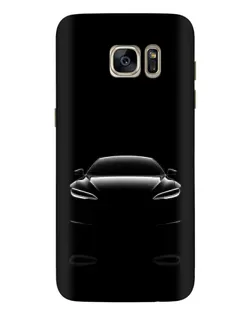 Чехол для Samsung Galaxy S7 Edge (G935) с картинкой «Силуэт Tesla Night»