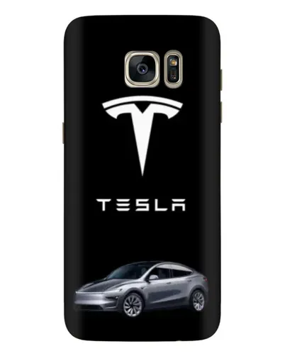 Чехол для Samsung Galaxy S7 Edge (G935) с картинкой «Tesla Model Y»