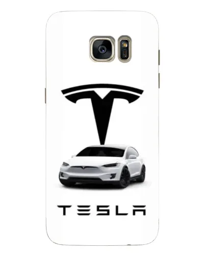 Чехол для Samsung Galaxy S7 Edge (G935) с картинкой «Tesla White Style»