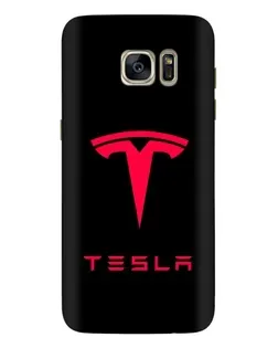 Чехол для Samsung Galaxy S7 Edge (G935) с картинкой «Tesla Red Logo»