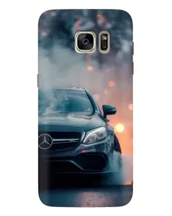 Чехол для Samsung Galaxy S7 Edge (G935) с картинкой «Mercedes — ночной город»