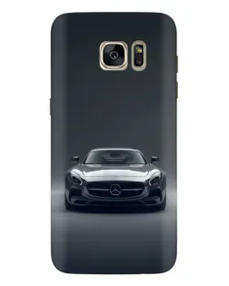 Чохол для Samsung Galaxy S7 Edge (G935) з картинкою «Mercedes на чорному»