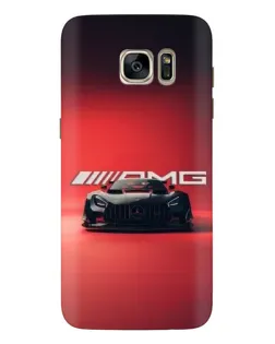 Чехол для Samsung Galaxy S7 Edge (G935) с картинкой «Mercedes AMG — красная линия»