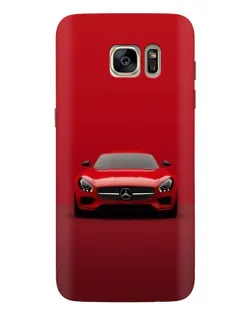 Чохол для Samsung Galaxy S7 Edge (G935) з картинкою «Червоний Mercedes AMG»