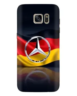 Чехол для Samsung Galaxy S7 Edge (G935) с картинкой «Mercedes — флаг Германии»