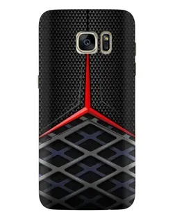 Чехол для Samsung Galaxy S7 Edge (G935) с картинкой «Mercedes Carbon Grid»