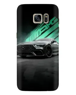 Чехол для Samsung Galaxy S7 Edge (G935) с картинкой «Темный Mercedes AMG»