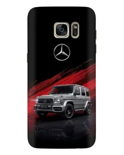 Чехол для Samsung Galaxy S7 Edge (G935) с картинкой «Mercedes G-Class красный»