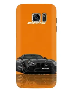 Чехол для Samsung Galaxy S7 Edge (G935) с картинкой «Оранжевый Mercedes AMG»